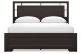 Covetown Dark Brown California King Panel Bed from Ashley - Luna Furniture