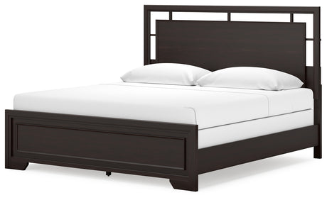 Covetown Dark Brown Panel Bedroom Set from Ashley - Luna Furniture