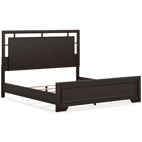Covetown Dark Brown Panel Bedroom Set from Ashley - Luna Furniture