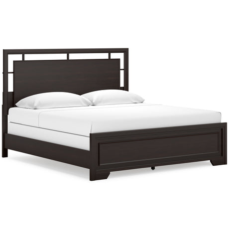 Covetown Dark Brown Panel Bedroom Set from Ashley - Luna Furniture
