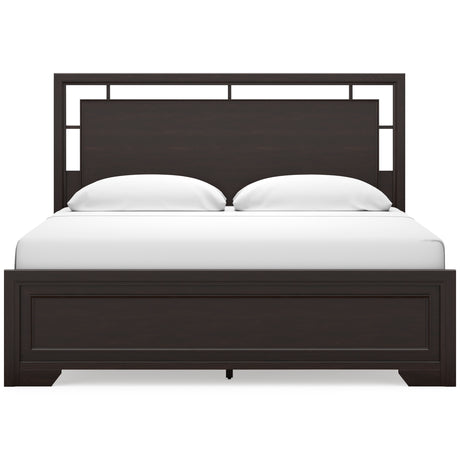 Covetown Dark Brown Panel Bedroom Set from Ashley - Luna Furniture