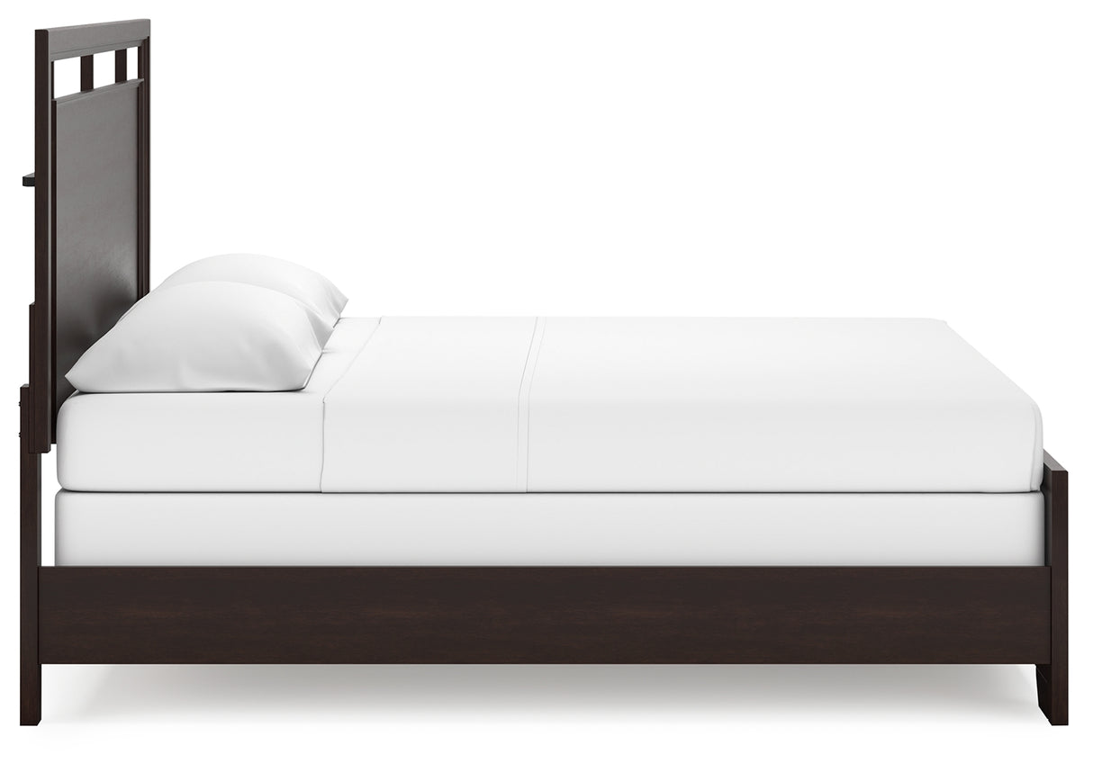 Covetown Dark Brown Panel Bedroom Set from Ashley Furniture - Luna Furniture