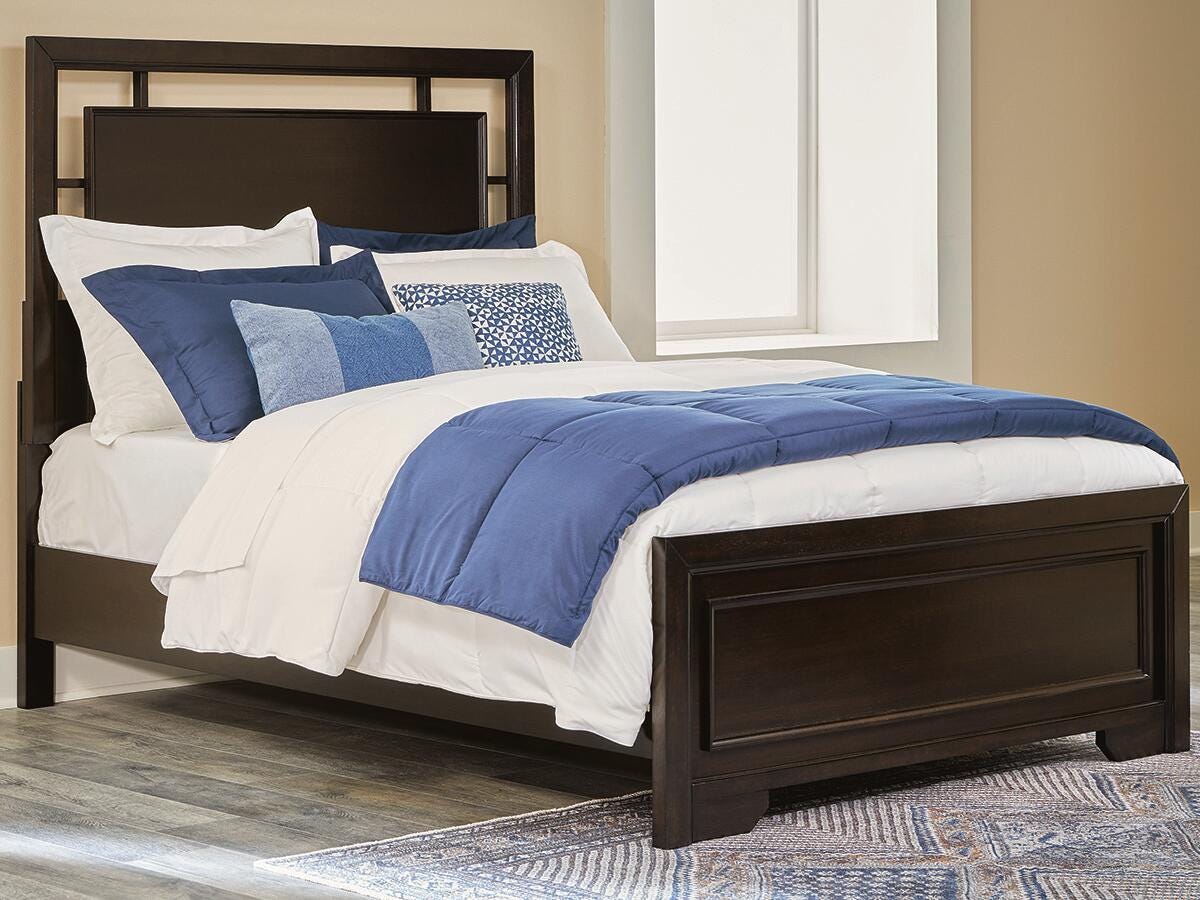 Covetown Dark Brown Full Panel Bed from Ashley - Luna Furniture
