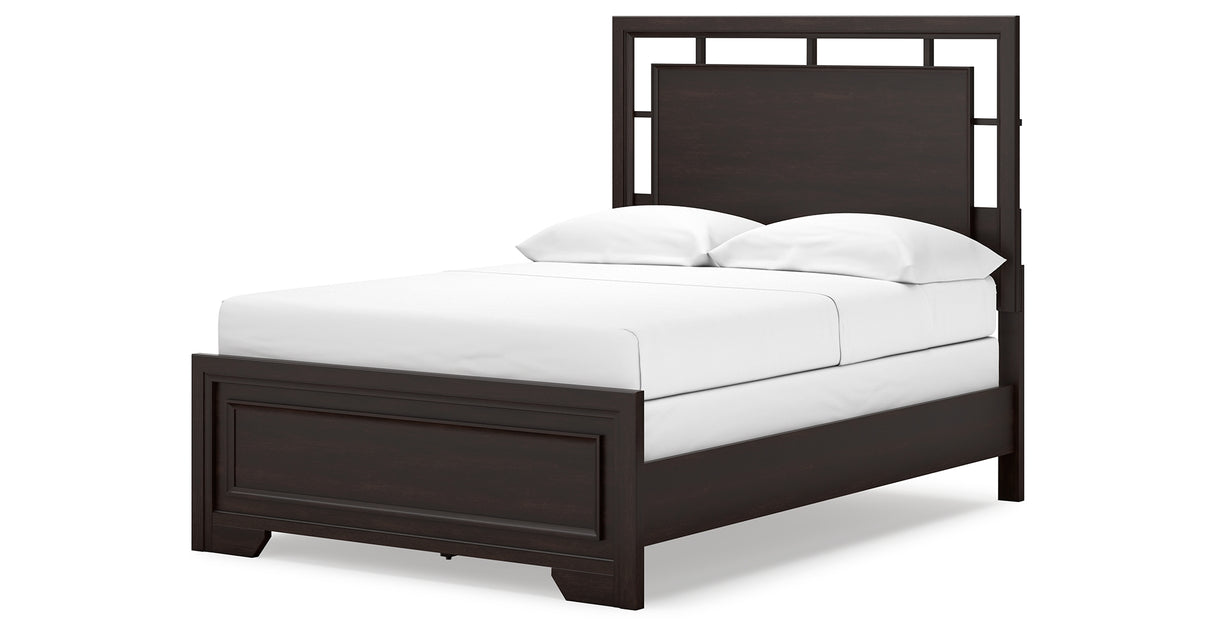 Covetown Dark Brown Full Panel Bed from Ashley - Luna Furniture