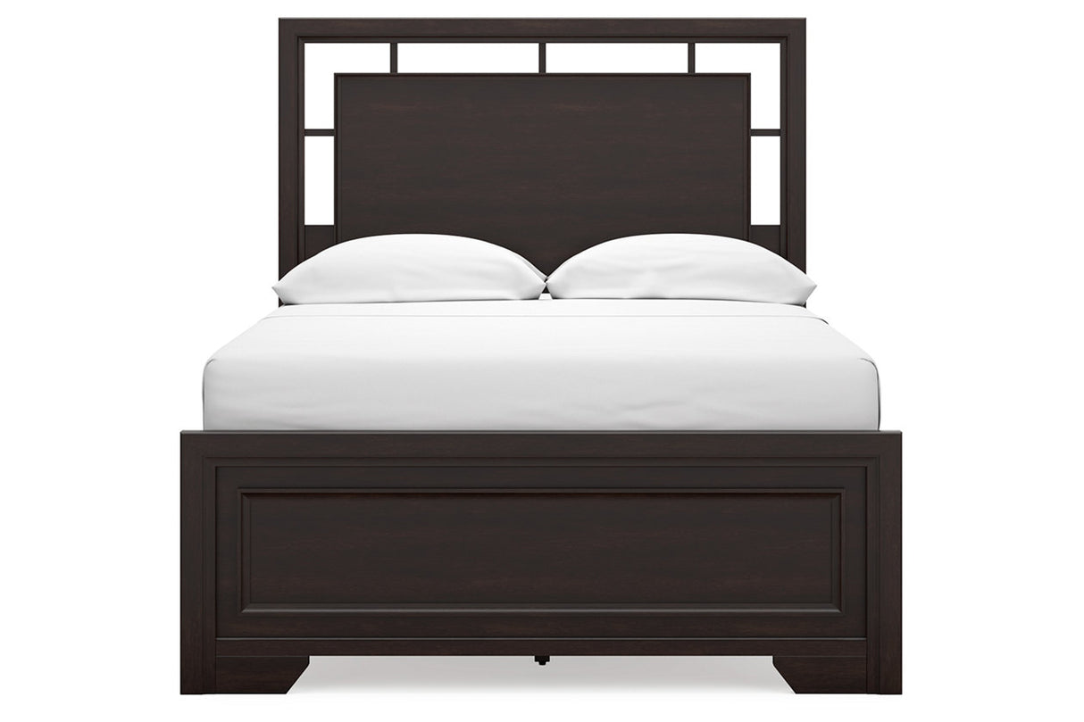 Covetown Dark Brown Full Panel Bed from Ashley - Luna Furniture