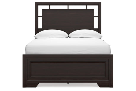 Covetown Dark Brown Full Panel Bed from Ashley - Luna Furniture