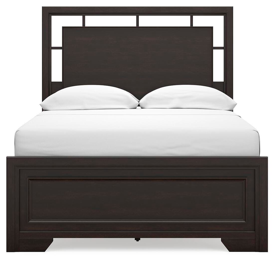 Covetown Dark Brown Full Panel Bed from Ashley - Luna Furniture