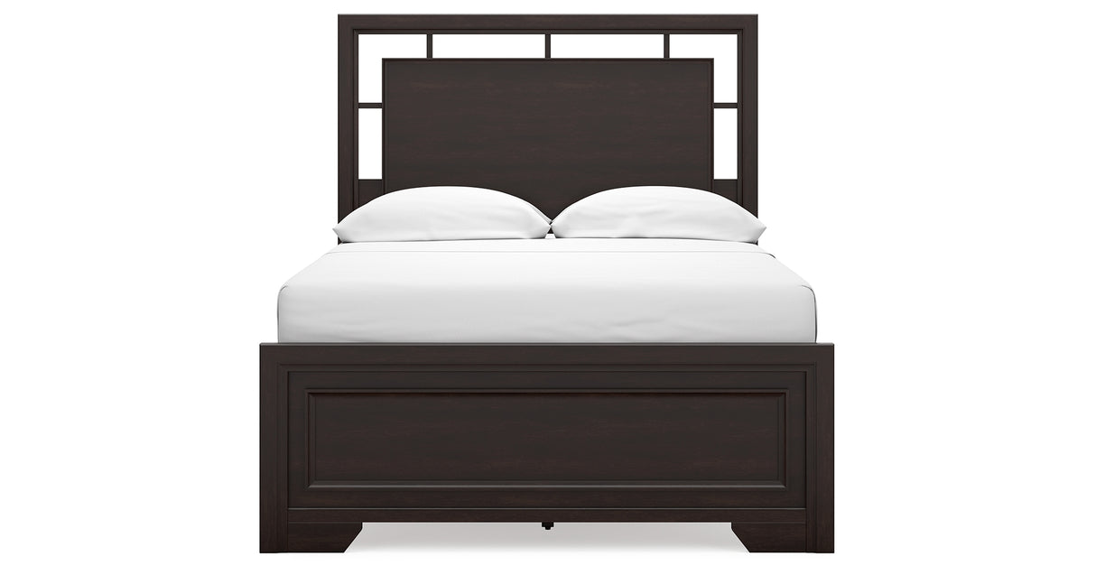 Covetown Dark Brown Full Panel Bed from Ashley - Luna Furniture