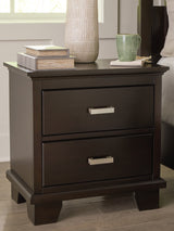 Covetown Dark Brown Nightstand from Ashley Furniture - Luna Furniture