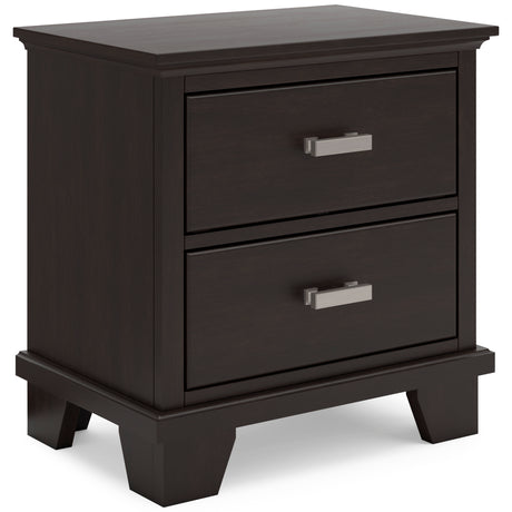 Covetown Dark Brown Panel Bedroom Set from Ashley - Luna Furniture