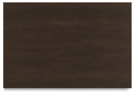 Covetown Dark Brown California King Panel Bed, 2 Nightstands from Ashley - Luna Furniture