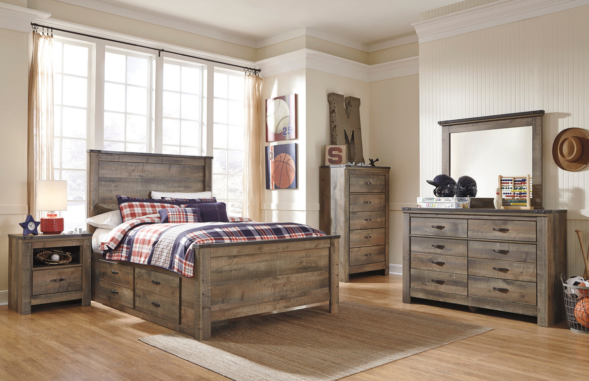 Trinell Brown Youth Storage Platform Bedroom Set from Ashley - Luna Furniture