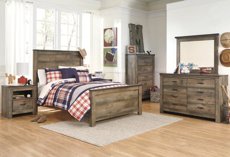 Trinell Brown Full Panel Bed from Ashley Furniture - Luna Furniture