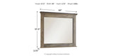 Trinell Brown Queen Poster Bed, Dresser, Mirror, Chest and 2 Nightstands from Ashley - Luna Furniture