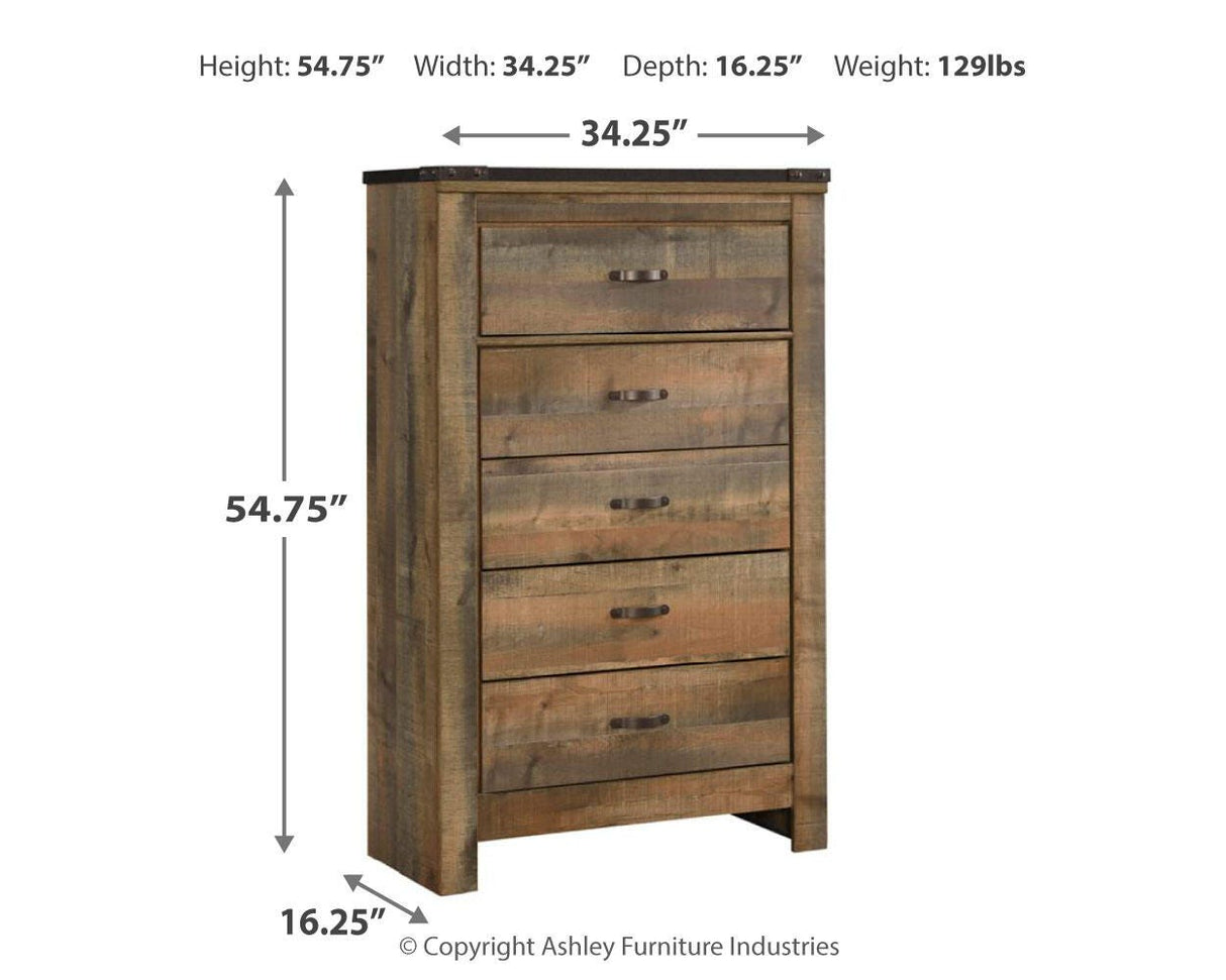 Trinell Brown Chest of Drawers from Ashley - Luna Furniture