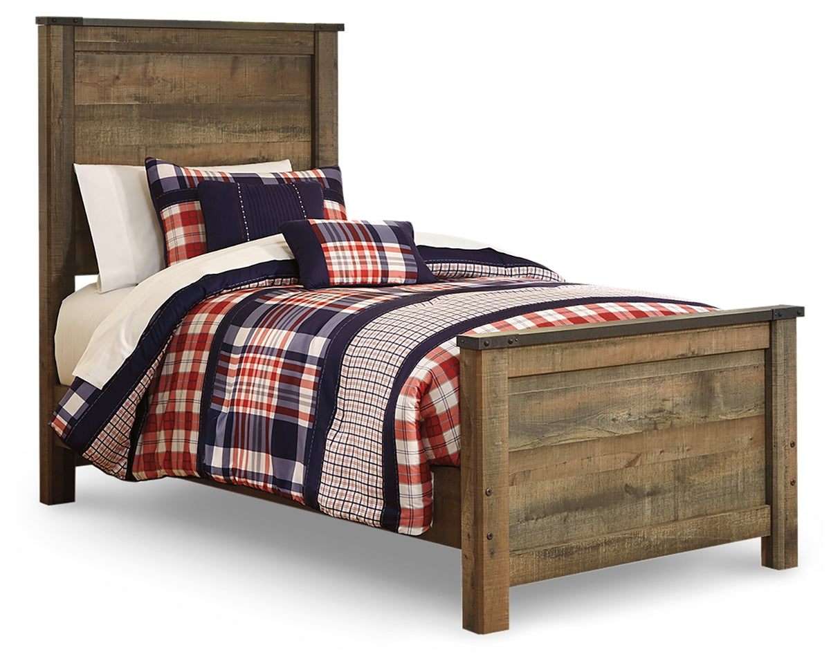 Trinell Brown Twin Panel Bed from Ashley Furniture - Luna Furniture
