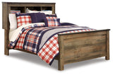 Trinell Brown Full Bookcase Panel Bed from Ashley Furniture - Luna Furniture