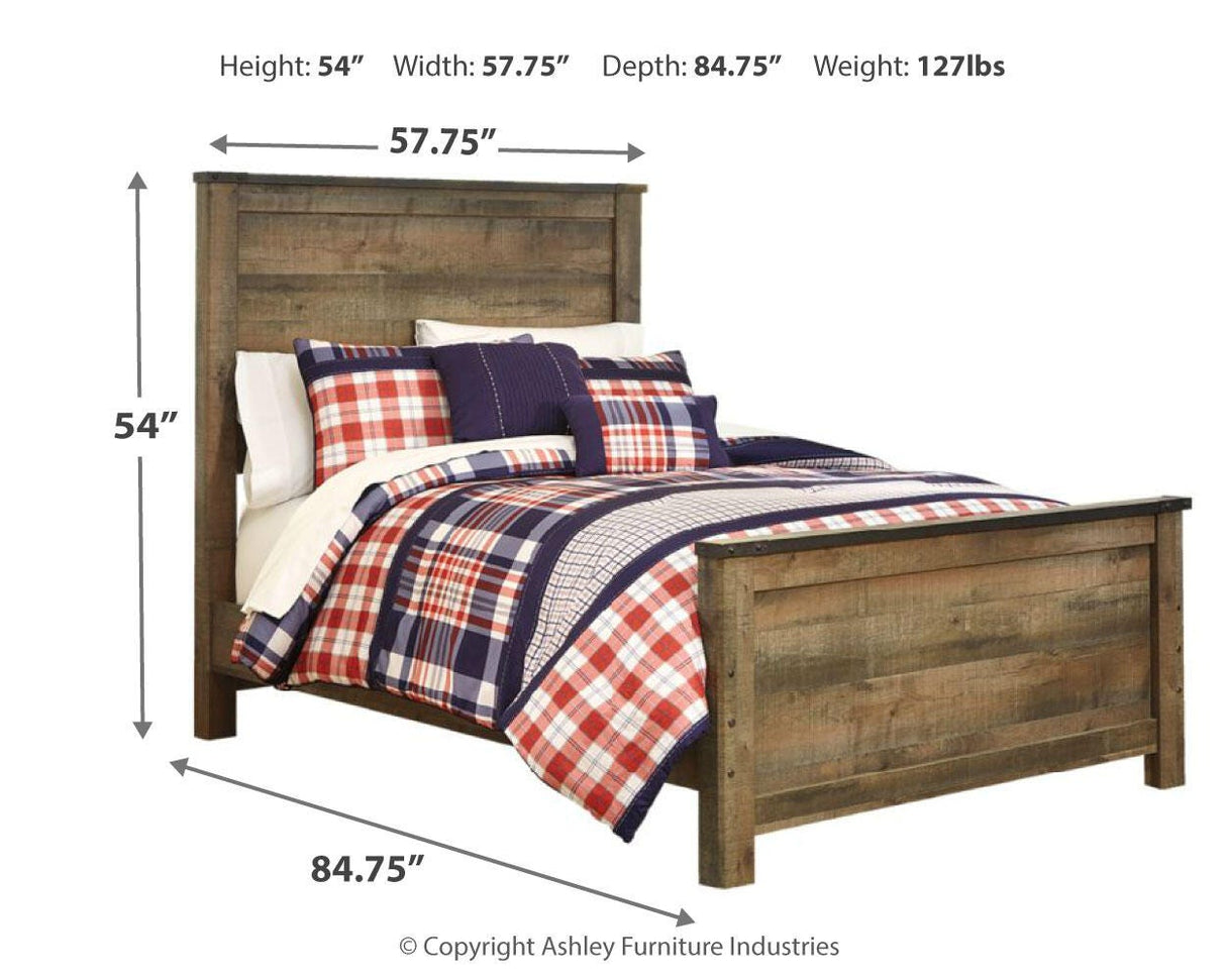 Trinell Brown Full Panel Bed from Ashley - Luna Furniture