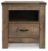 Trinell Brown King/California King Panel Headboard, Dresser, Mirror and Nightstand from Ashley Furniture - Luna Furniture
