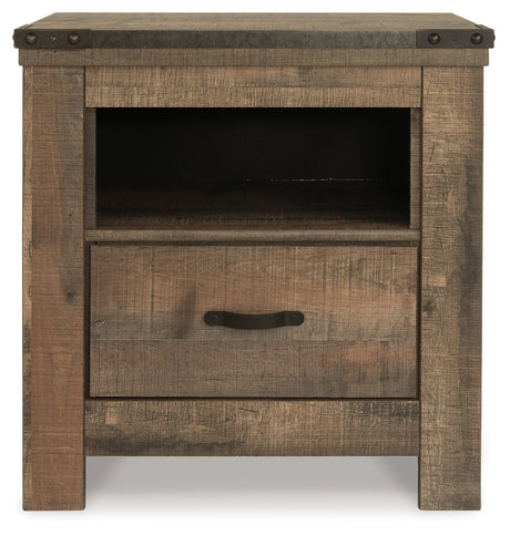 Trinell Brown King/California King Panel Headboard, Dresser, Mirror and Nightstand from Ashley - Luna Furniture