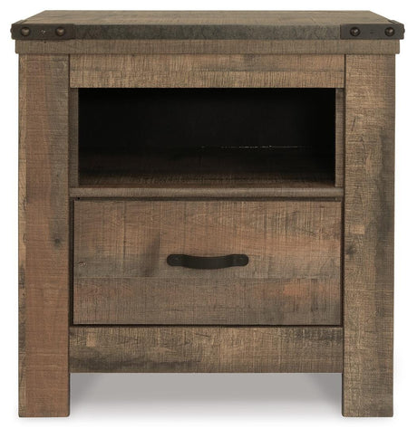 Trinell Brown King/California King Panel Headboard, Dresser, Mirror and Nightstand from Ashley - Luna Furniture