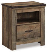 Trinell Brown Nightstand from Ashley Furniture - Luna Furniture