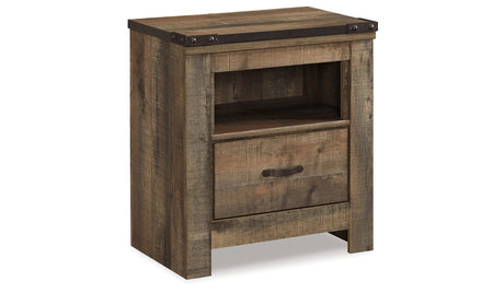 Trinell Brown Queen Panel Headboard, Dresser, Mirror, Chest and Nightstand from Ashley - Luna Furniture