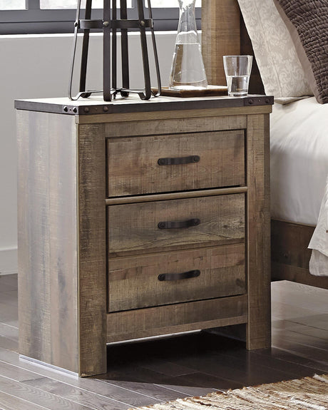 Trinell Brown Nightstand from Ashley - Luna Furniture