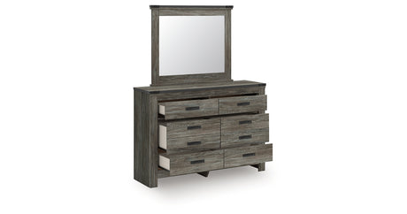 Frandern Twin Bookcase Bed, Dresser and Mirror from Ashley - Luna Furniture