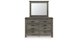 Frandern Twin Bookcase Bed with Storage, Dresser and Mirror from Ashley - Luna Furniture