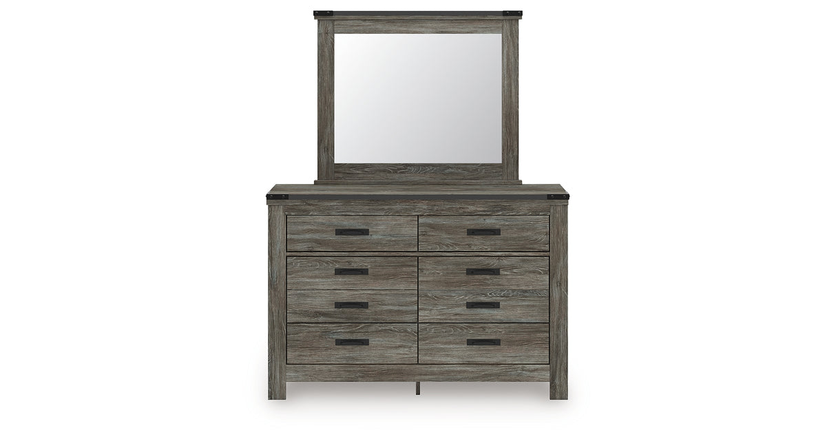 Frandern Twin Bookcase Bed, Dresser and Mirror from Ashley - Luna Furniture