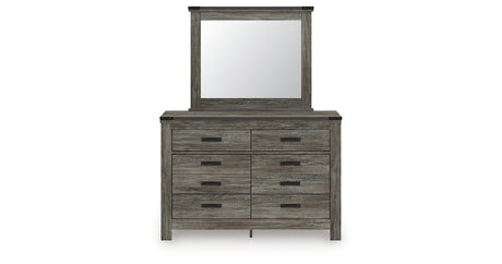 Frandern Queen Bookcase Bed, Dresser and Mirror from Ashley - Luna Furniture