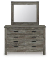 Frandern Gray Dresser and Mirror from Ashley Furniture - Luna Furniture