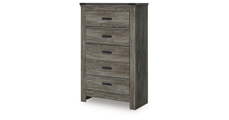Frandern Gray Chest of Drawers from Ashley - Luna Furniture