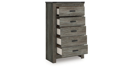 Frandern Gray Chest of Drawers from Ashley - Luna Furniture