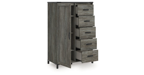 Frandern Gray Dressing Chest from Ashley - Luna Furniture