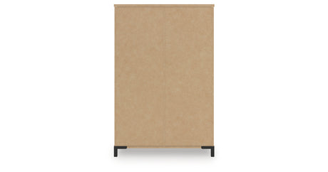 Frandern Full Bookcase Panel Bed with Storage, Dresser, Mirror and Chest from Ashley - Luna Furniture