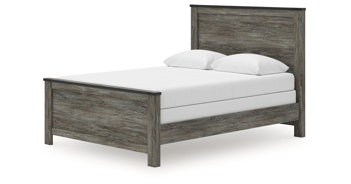 Frandern Queen Panel Bed, Dresser and Mirror from Ashley Furniture - Luna Furniture