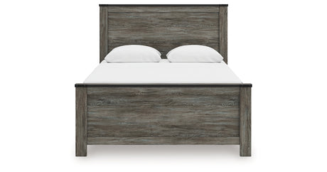 Frandern Queen Panel Bed, Dresser and Mirror from Ashley Furniture - Luna Furniture