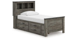 Frandern Twin Bookcase Bed with Storage, Dresser and Mirror from Ashley - Luna Furniture