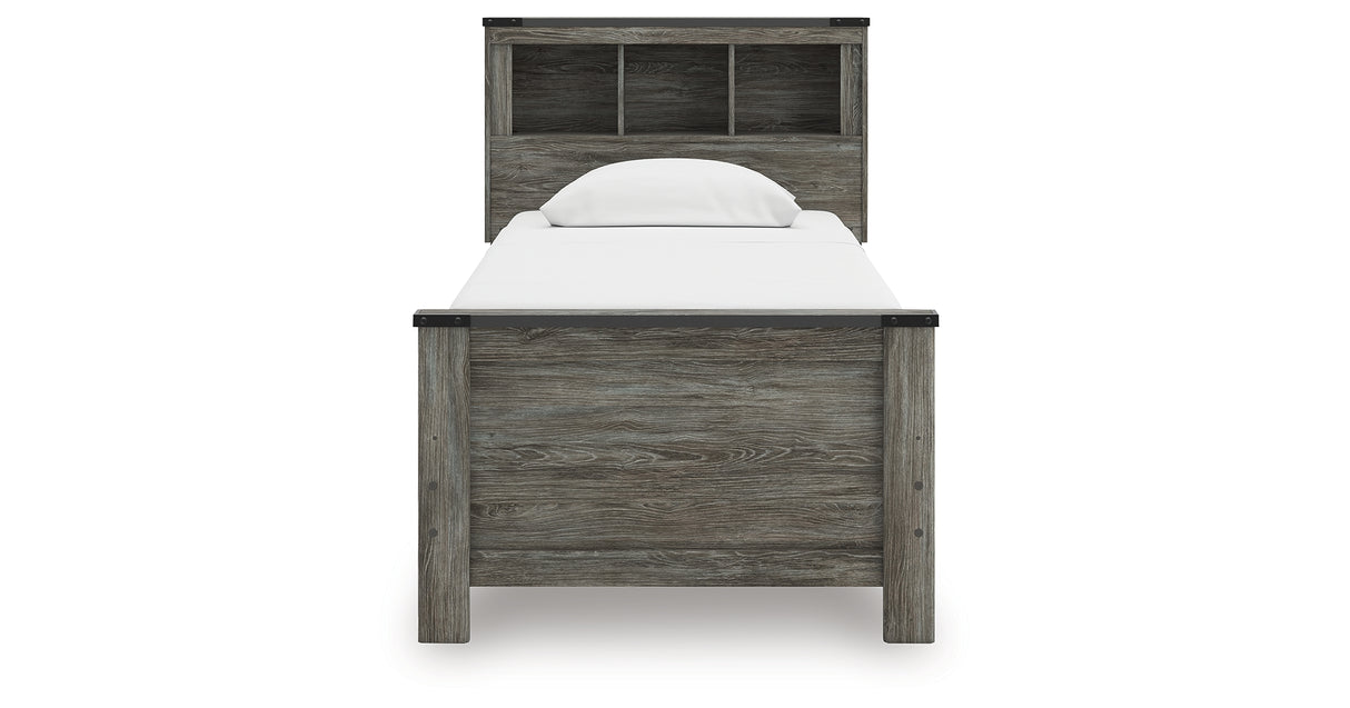 Frandern Twin Bookcase Bed, Dresser and Mirror from Ashley - Luna Furniture