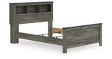Frandern Queen Bookcase Bed, Dresser and Mirror from Ashley - Luna Furniture