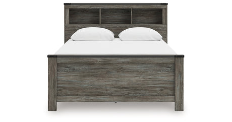 Frandern Queen Bookcase Bed, Dresser and Mirror from Ashley - Luna Furniture