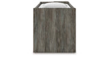 Frandern Gray Twin Loft Bed with Bookcase and Drawer Storage from Ashley - Luna Furniture