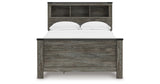 Frandern Full Bookcase Panel Bed with Storage, Dresser, Mirror and Chest from Ashley - Luna Furniture