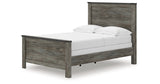 Frandern Black/Gray Full Panel Bed from Ashley Furniture - Luna Furniture
