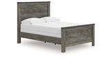Frandern Black/Gray Full Panel Bed from Ashley Furniture - Luna Furniture
