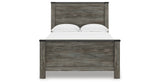 Frandern Black/Gray Full Panel Bed from Ashley Furniture - Luna Furniture
