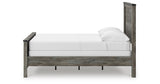 Frandern Black/Gray Full Panel Bed from Ashley Furniture - Luna Furniture