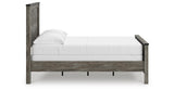 Frandern Black/Gray Full Panel Bed from Ashley Furniture - Luna Furniture